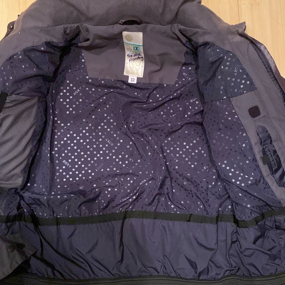 Roxy Purple Gradient Puffer Ski or Snowboard Jacket (kid or adult) - Picture 7 of 11